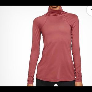 Nike Pro long sleeved compression top, funnel neck